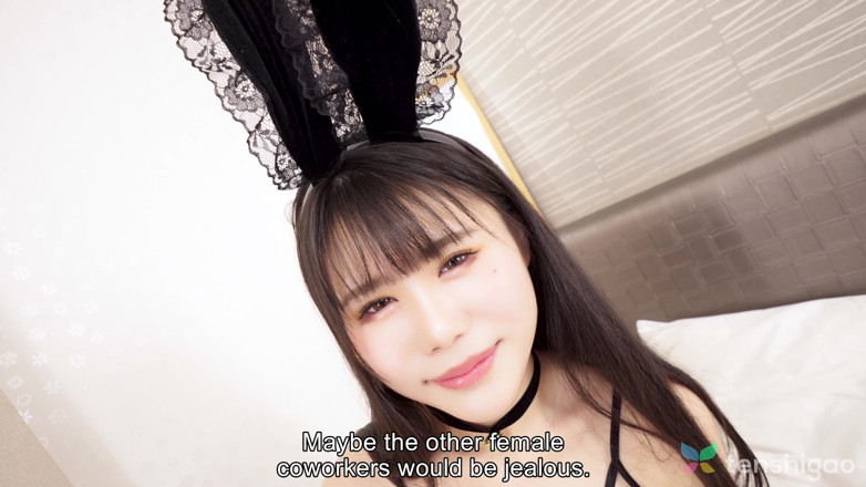 Tenshigao: Office Babe Miss Kei Muto Is a Sexy Bunny in...