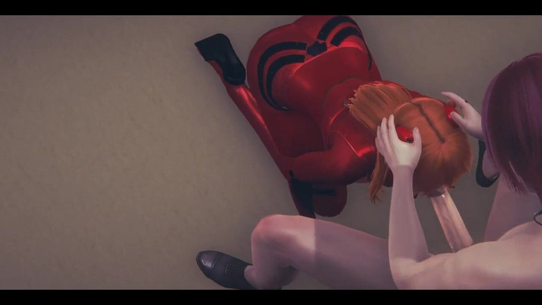 HentaiTubes: Evangelion Hentai - Asuka Hardsex in Tokio U-Bahn - japanischer asiatischer Manga-Anime-Film...