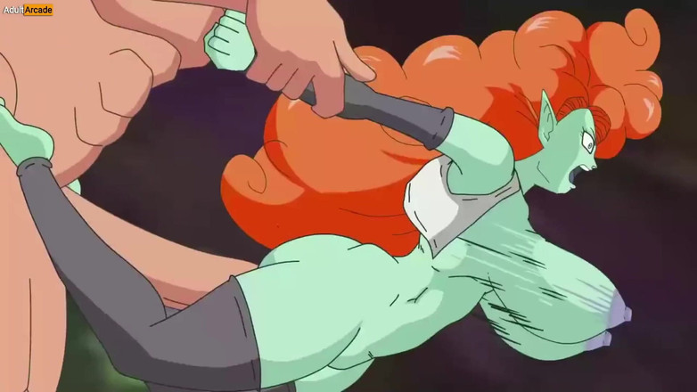 LewdArcade: Dragon Boll Zanj paroduje sexuální hru - super děvka z turnaj 02...