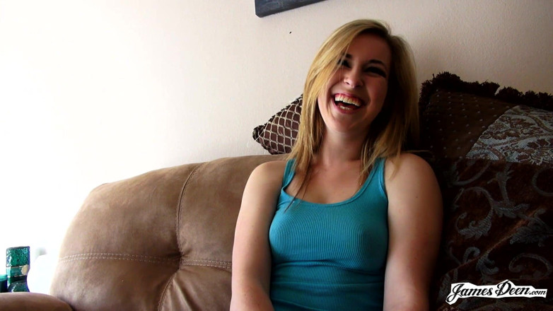 James Deen: Blonde tiener Jessie Parker natte droom komt uit