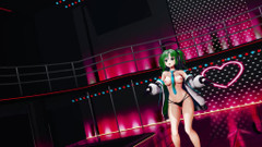 Smixix: Modrý archiv Yuuka Half Nahá Tanec Hentai Mmd 3D 2K tmavě zelené...