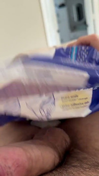Getting Hard and to Cum with Stayfree Pads