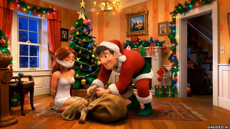 Gagged AI Cartoons: La sua ex per Natale