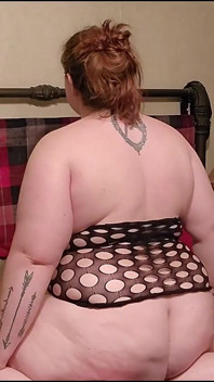 RedHead BBW Slut takes a good hard Pounding