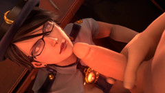 Velvixian 3D: Bayonetta kouření