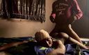 Demi sexual teaser: Zwarte blinddoek fantasie neukpartij deel B