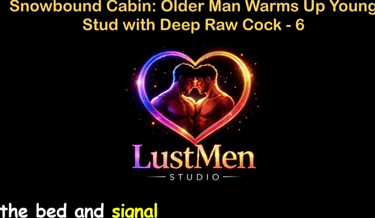 LustMen: Anglická audio gay sexuální příběh - sněhová chatka Starší muž zahřívá...