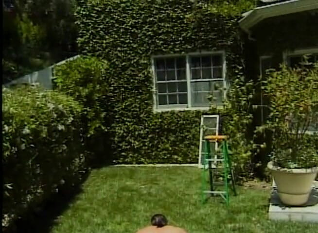 Public Lust: Redhead milf riding cock on the lawn