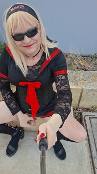 Sissymandy Red Sailor Dress