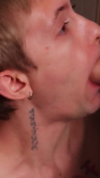 Friend Offer to Fuck Cute Stepbrother, Two Guys with Big Cocks Fuck Cute Guy's Tight Asshole