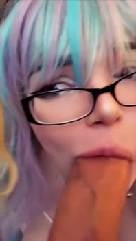 Bratty GF chupa seu pau fedorento