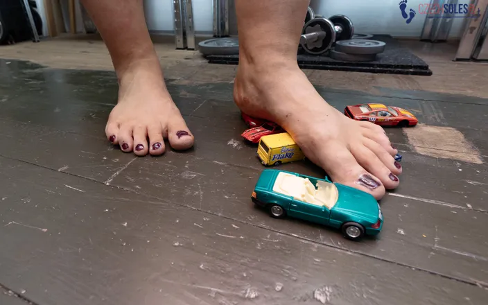 Czech Soles - foot fetish content: POV BBW Huge Giantess Crushing in Sneakers and Barefoot