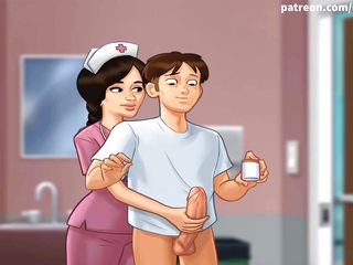 Cartoon Universal: Desenho animado alemão parte 146 - médica puta masturba meu pau grande