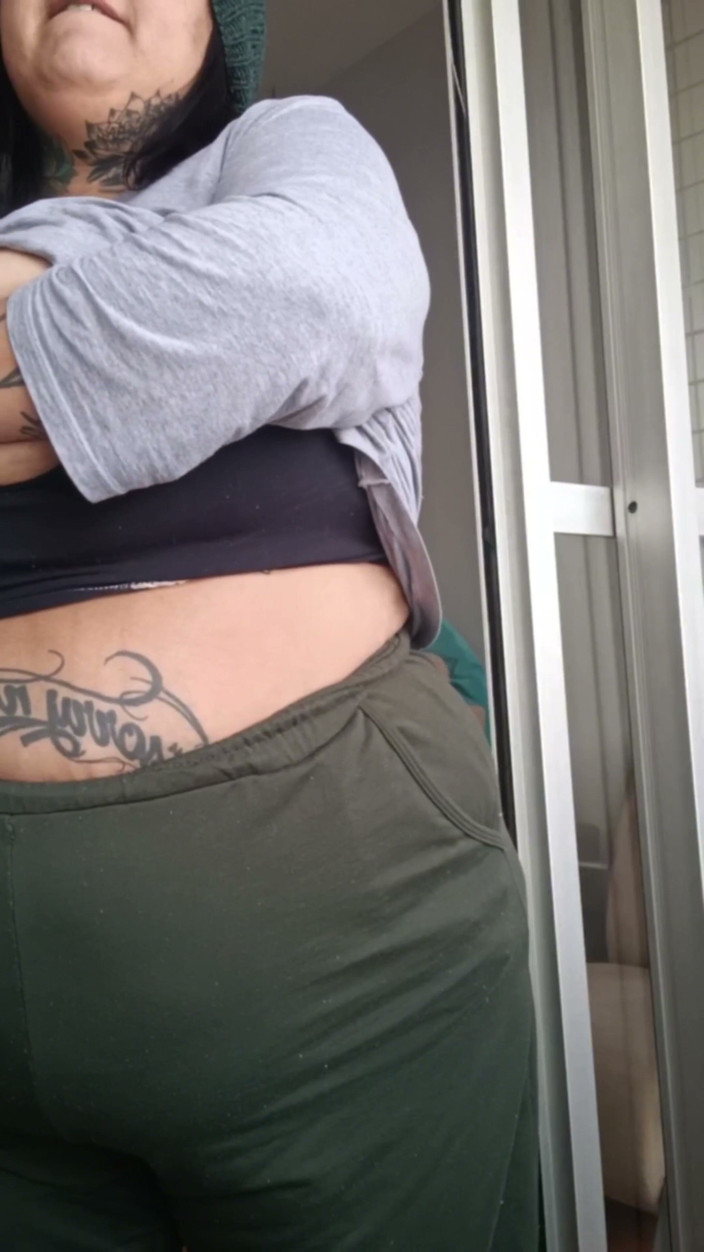 Mary Jhuana: Naughty BBW on the Apartment Balcony - 4K