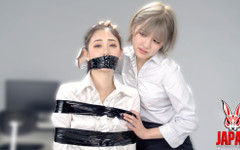 Japan Fetish Fusion: Legata e imbavagliata per il suo piacere di gioco naso -...