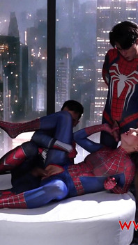 Spider Girl Banged by Superheroes. Lula