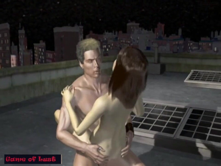Game of Lust 3D: Gol 3D Hot Hardcore and Girl Masturbation on the Foof