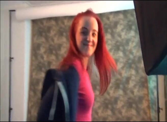 Flash Model Amateurs: Amateur redhead girl gets fucked at the casting