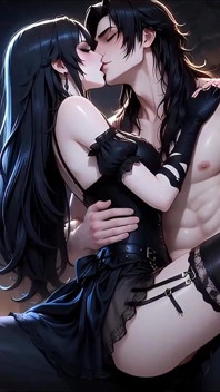 Goth Mädchen Gefesselt Von Vampir Lord - BDSM-monster-hentai 1
