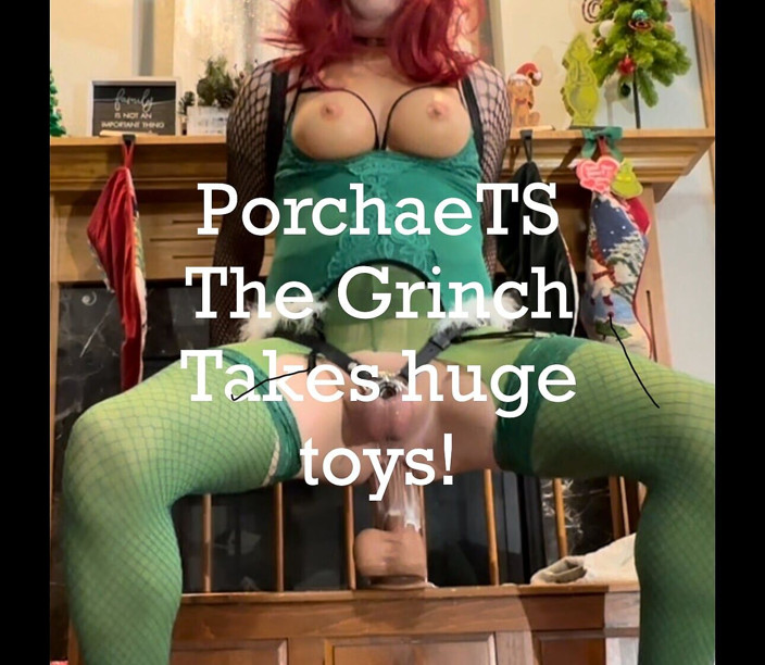 PorchaeTS: Porchaets grinch nacpe její vánoční punčochu obrovskými hračkami