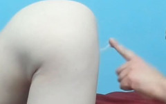 Angel Sky69: Part #1 She gets fucked doggystyle and ends up with a...