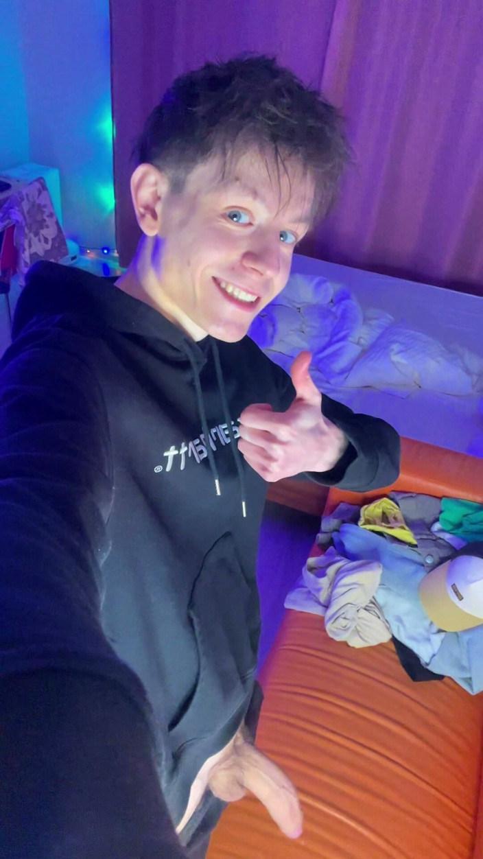 Morflot24: Skinny Boy Holding Back a Huge Cumshot Until It Hurts