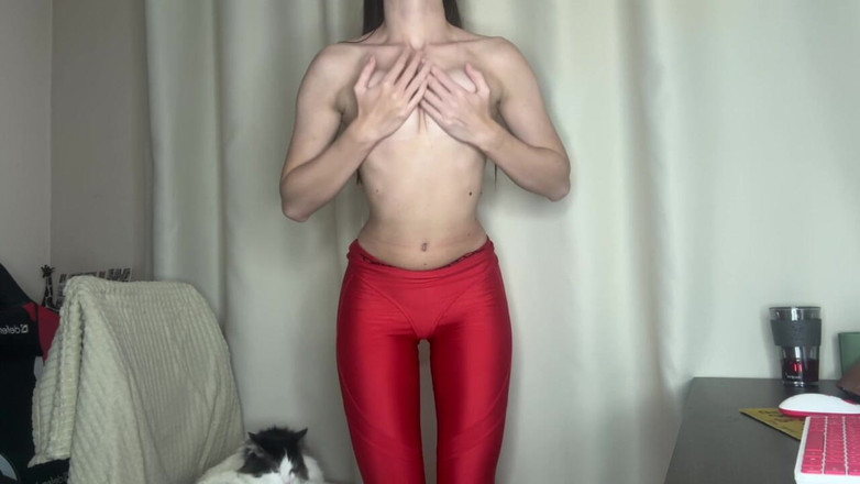 Skinny_lady69: Ketegangan Otot Pose Sempurna