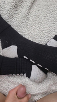 Cum on Nike Elite Socks