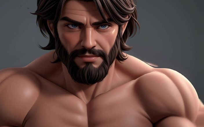 Erotic Man: Onwerkelijke hunks knappe 3D cgi-mannen