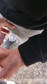 I Shamelessly Fucked a Sissy in Her Super Hot Holes Without a Condom in Public
