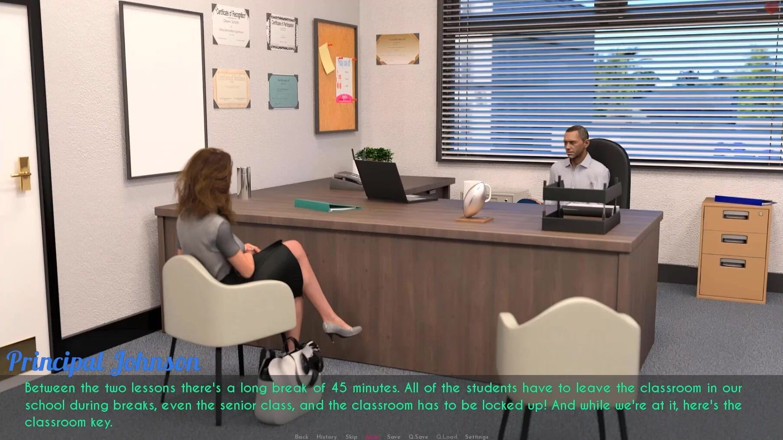 Visual Novels: Una esposa y madrastra parte 56 - el jefe desnuda a milf...