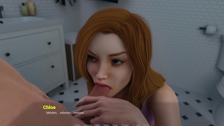 3D Cartoon Porn: Departe de casă - Chloe îi oferă lui Liam o muie fierbinte în...