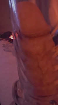 Buzz Plays with 12.in Cock Pump
