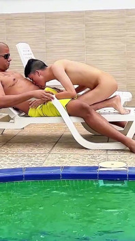Poolside Prey Breaking Twink Skinny Bitch Ass