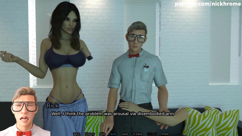 Visual Novels: SexBot 53 - zajęcia na siłowni
