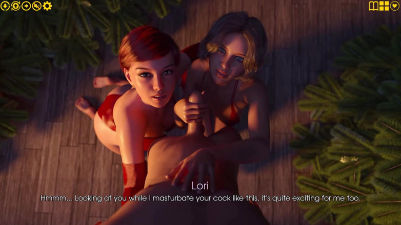 3D Cartoon Porn: Keseronokan saya 35 - Hadiah Krismas Barbara kepada Julian - Penggambaran Panas, HJ &amp;...