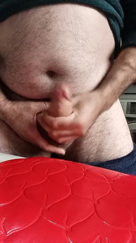 Big Fat Cock Masturbating with My Cock Very Hard Until I Cum a Lot in the Foreground