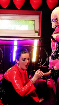 Lesbian strap-on sex