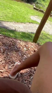 Handjob Outdoors with People Around Looking at Everything That Happened...