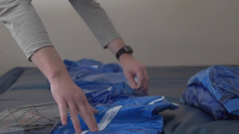 Aussie bi boy: Zeitraffer, unboxing, aufblasen und entflaten, modifizierter blimp-wal