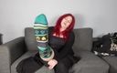 Deanna deadly: Stinky Boot and Sock Smelling JOI for POV After St...