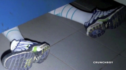 Sneaker gay: Submission in sneakers in gloryholes sucking xxl cock