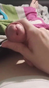 In the Morning, the Guy Decided to Jerk off a Little