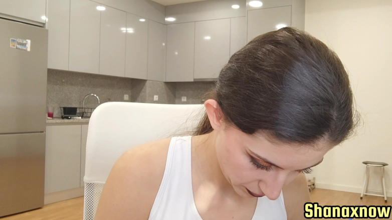 Shanaxnow: Roommate Dildo BJ Cum in Orthodontic Retainer