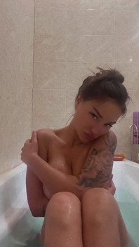 Hot Monika Fox Takes a Bath and Poses!