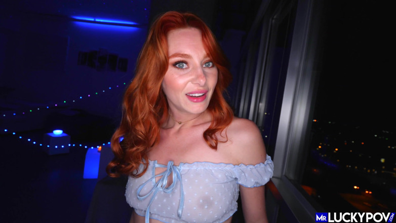 Mr.Lucky POV: Hot night with girl next door Lacy Lennon