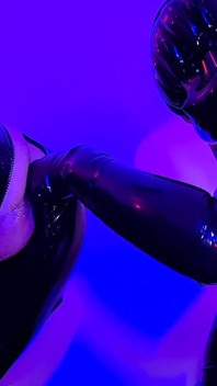 Látex kigurumi pegs o gimp