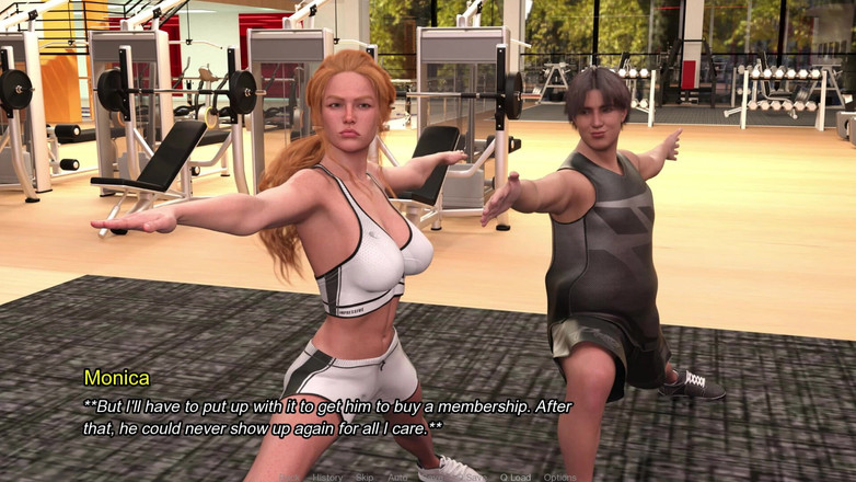 3D Cartoon Porn: Как потерять их девственность 4 - Monica пытается соблазнить Лео, но он сбежал, как он может читать ее мысли