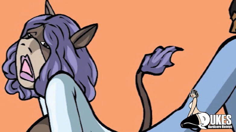 Dukes Hardcore Honeys: Big booty furry Ms. Dokaay får sin röv krossad av...