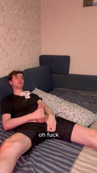Sniffing and Sticking My Dirty White Socks in My Mouth While I